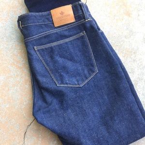 Shockoe Atelier – Rainbow Nep Raw Denim Jeans